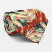 抽象芸術モダン液モダン液波茶色 ネクタイ (ロール)