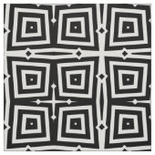 抽象芸術モダン白黒の幾何学的パターン ファブリック (見本)