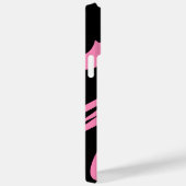 抽象芸術モダン白黒ピンクモノグラム Case-Mate iPhoneケース (裏面 / 右)