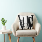 抽象芸術モダン白黒ミニマリスト枕 クッション (椅子)