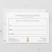 抽象芸術モダン禅ストーンズ金ゴールドとピンクギフトカード ノートカード (裏面)