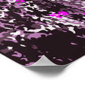 抽象芸術モダン絵画の背景イラストレーション. ポスター (角)