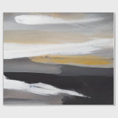 抽象芸術モダン絵画の背景第モダン二条 ラッピングペーパー (フラット)