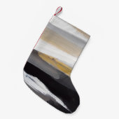 抽象芸術モダン絵画の背景。アモダンートC スモールクリスマスストッキング (正面 (吊り時))