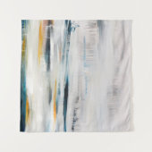 抽象芸術モダン絵画の背景。コンテンポラリー タペストリー (正面(横))