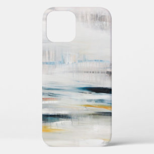 抽象芸術モダン絵画の背景。コンテンポラリー iPhone 12ケース