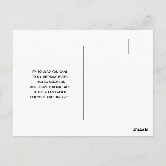 抽象芸術モダン緑と青の水色の渦巻き ポストカード (裏面)