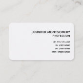 抽象芸術モダン緑と青の水色の渦巻き 名刺 (裏面)