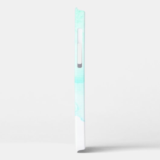 抽象芸術モダン緑と青の水色の渦巻き Case-Mate iPhoneケース (裏面 / 左)