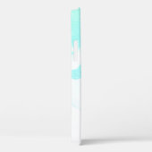 抽象芸術モダン緑と青の水色の渦巻き Case-Mate iPhoneケース (裏面 / 右)