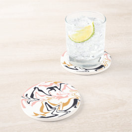 抽象芸術モダン線 コースター