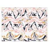 抽象芸術モダン線 テーブルクロス (正面(横))