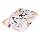 抽象芸術モダン線 バスマット (アングル)