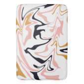 抽象芸術モダン線 バスマット (正面縦)