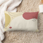 抽象芸術モダン腰枕 ランバークッション (ブランケット)