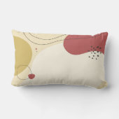 抽象芸術モダン腰枕 ランバークッション (裏面)