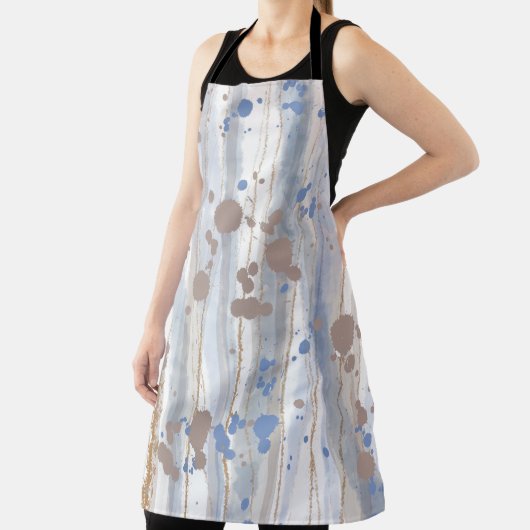 抽象芸術モダン自然のブラシストローク エプロン (インサイチュ)