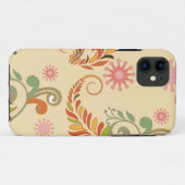 抽象芸術モダン花柄 Case-Mate iPhoneケース (裏面(横))