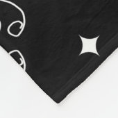 抽象芸術モダン花毛布 フリースブランケット (角)