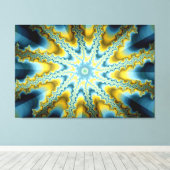 抽象芸術モダン芸術 キャンバスプリント (インサイチュ (ウッドフロア))