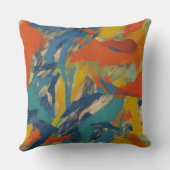 抽象芸術モダン芸術 クッション (裏面)