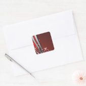 抽象芸術モダン芸術 スクエアシール (封筒)