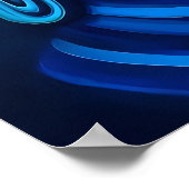 抽象芸術モダン芸術 | ブッダポートレート絵を描ズ ポスター (角)