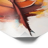 抽象芸術モダン葉ペイントセット葉 フォトプリント            (角)