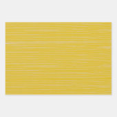 抽象芸術モダン葉及び調整パターン ラッピングペーパーシート (正面3)