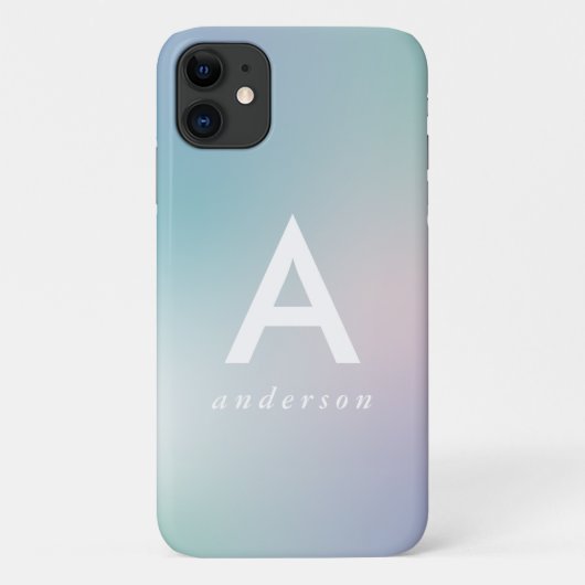 抽象芸術モダン虹の勾配 Case-Mate iPhoneケース (裏面)