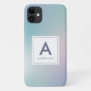 抽象芸術モダン虹の勾配 iPhone 11 ケース