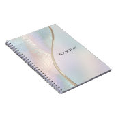 抽象芸術モダン虹彩手帳 ノートブック (右側)