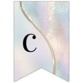 抽象芸術モダン虹彩旗 バンティングフラッグ (第1の旗)