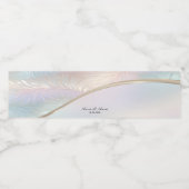 抽象芸術モダン虹彩色のボトルのラベル ペットボトルラベル (シングルラベル)