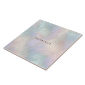 抽象芸術モダン虹彩色セラミックタイル タイル (側面)