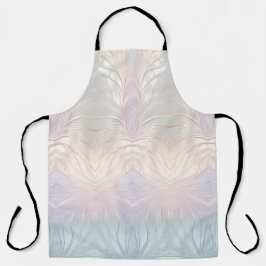 抽象芸術モダン虹色エプロン エプロン
