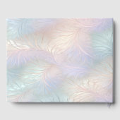 抽象芸術モダン虹色ゲストブック ゲストブック (裏面)