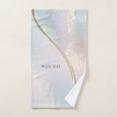 抽象芸術モダン虹色タオルセット バスタオルセット (ハンドタオル)