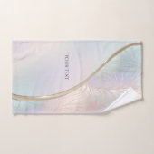 抽象芸術モダン虹色タオルセット バスタオルセット (ハンドタオル)