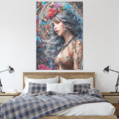 抽象芸術モダン術 キャンバスプリント (インサイチュ (寝室))