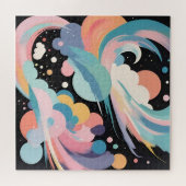 抽象芸術モダン術 ジグソーパズル (横)