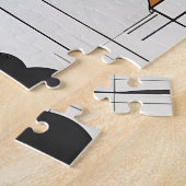 抽象芸術モダン術 ジグソーパズル (側面)