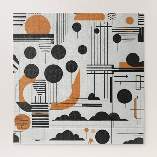 抽象芸術モダン術 ジグソーパズル (縦)