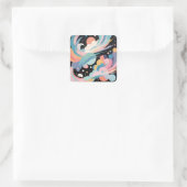 抽象芸術モダン術 スクエアシール (バッグ)