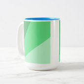 抽象芸術モダン術 ツートーンマグカップ (正面左)