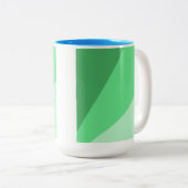 抽象芸術モダン術 ツートーンマグカップ (正面右)