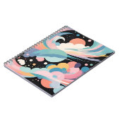 抽象芸術モダン術 ノートブック (左側)