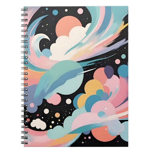 抽象芸術モダン術 ノートブック (正面)