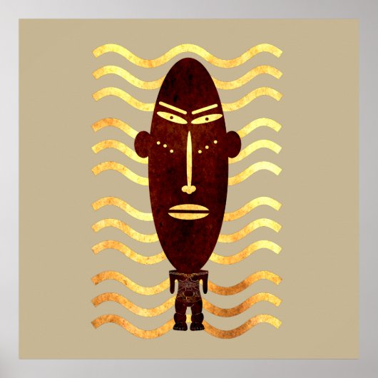 抽象芸術モダン術 ポスター (正面)