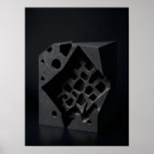 抽象芸術モダン術 ポスター (正面)